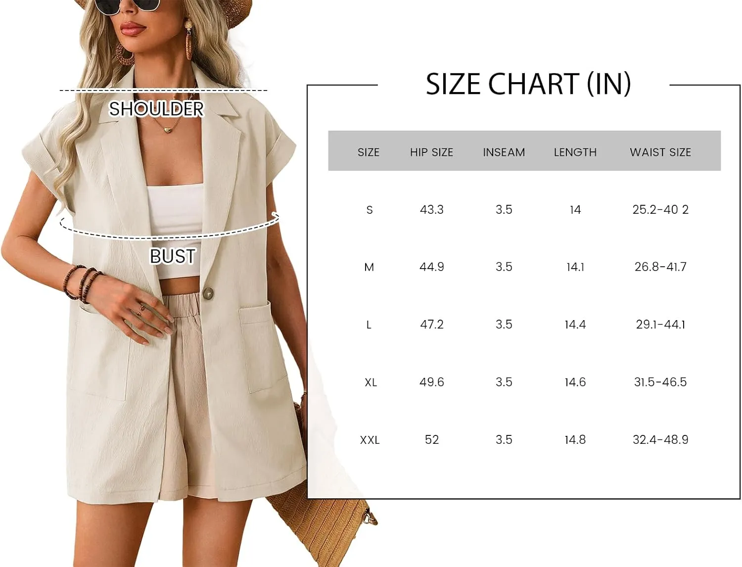 2024 Summer Short Sleeve Blazer Jacket for Women Lightweight Casual Fashion Long Work Office Suit Pockets