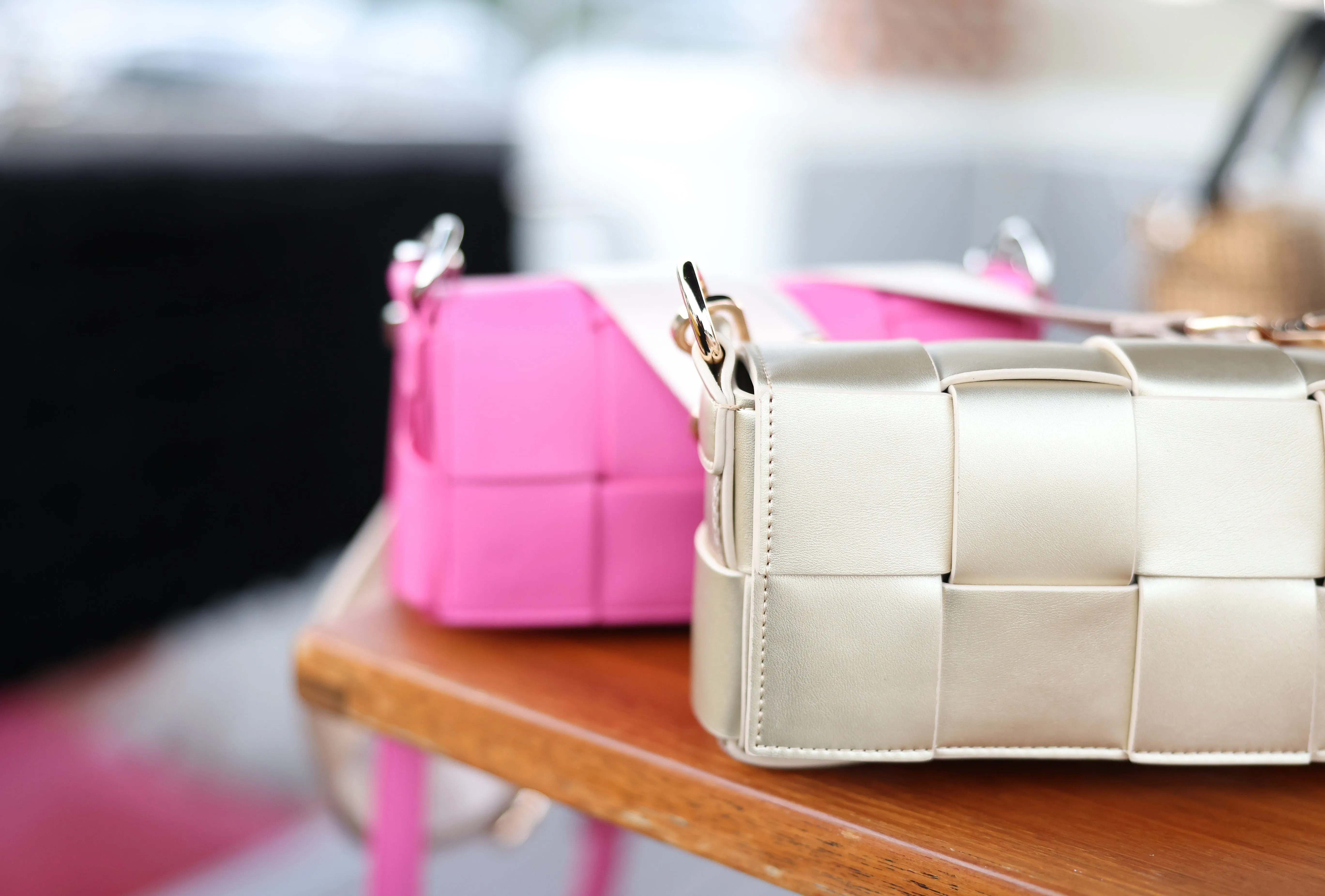 6 in 1 | Braided Waist & Shoulder bag | Gold | Vegan