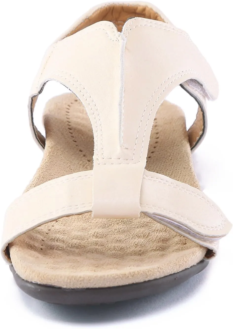 AMDBEL Sandals for Women 2024 Dressy Orthopedic Sandals Summer Flip Flops Comfy Walking Flat Sandals Arch Support Beach Shoes