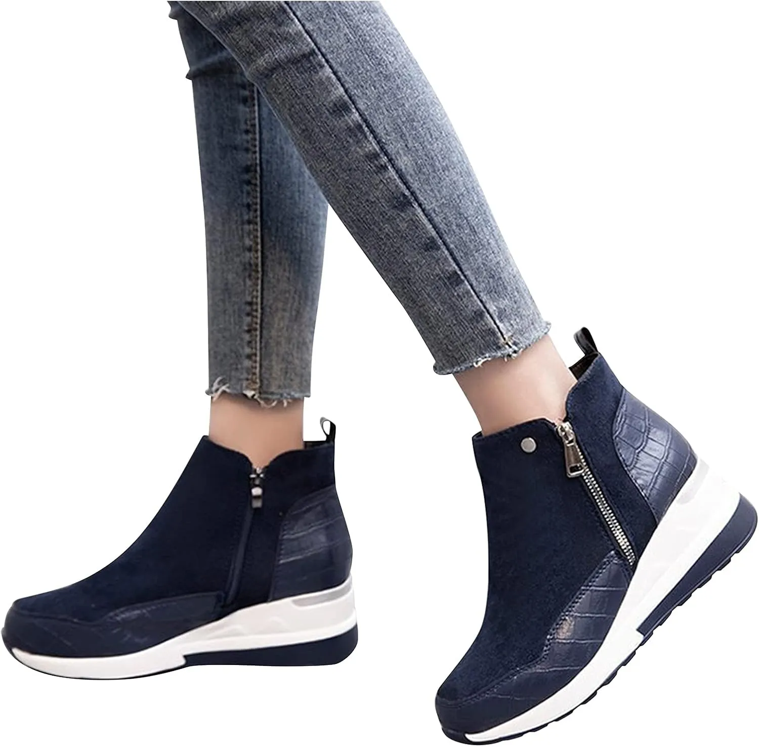 Ankle Boots for Men Women Booties Ankle White Boots Point Toe Boots for Women Womens Western Ankle Cowboy Boots Cutout Block Heel Booties Brown Short Ankle Western Cowboy Boots for Women