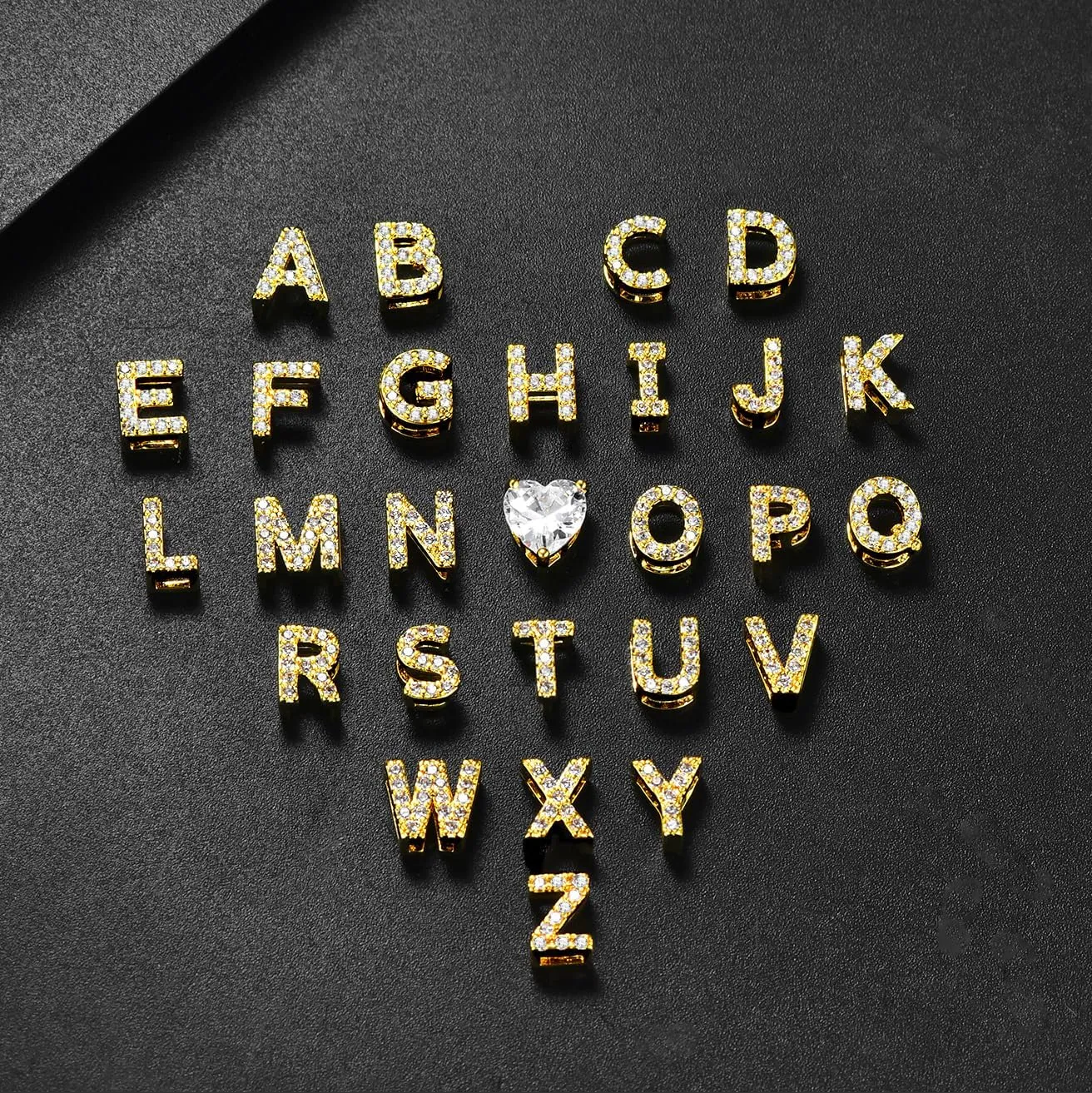 Ankle Bracelets for Women Waterproof 14K Gold Plated CZ Initial Anklet for Women Dainty Layered Letter Heart Ankle Bracelets Handmade Adjustable Foot Chain Anklet Summer Beach Jewelry