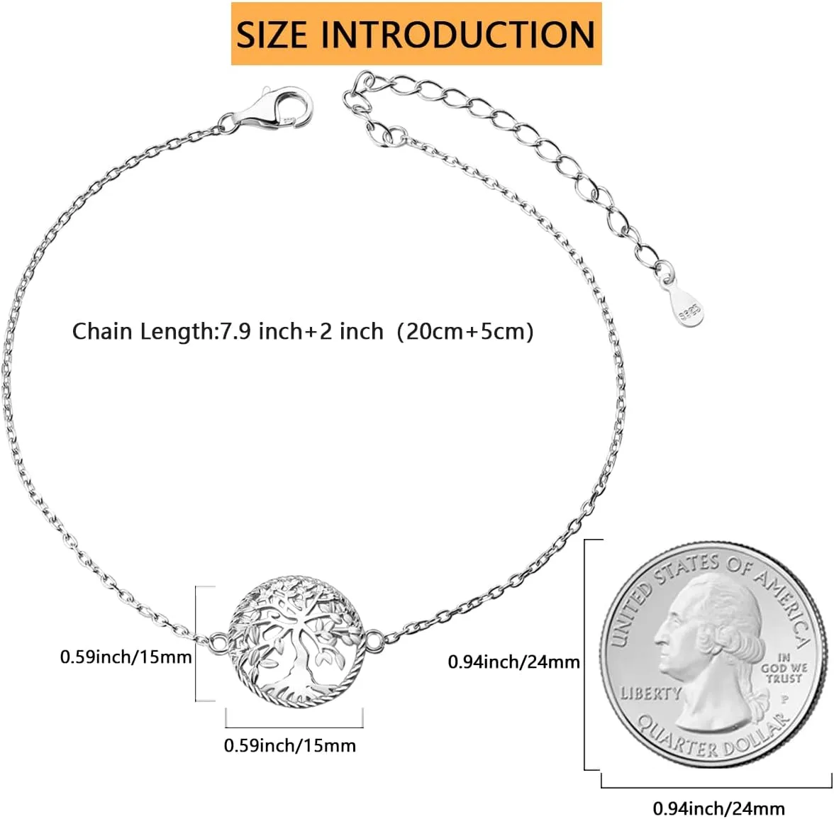 Anklet for Women Sterling Silver Adjustable Foot Evil Eye Butterfly Sea Turtle Starfish Wave Infinity Beach Ankle Bracelet