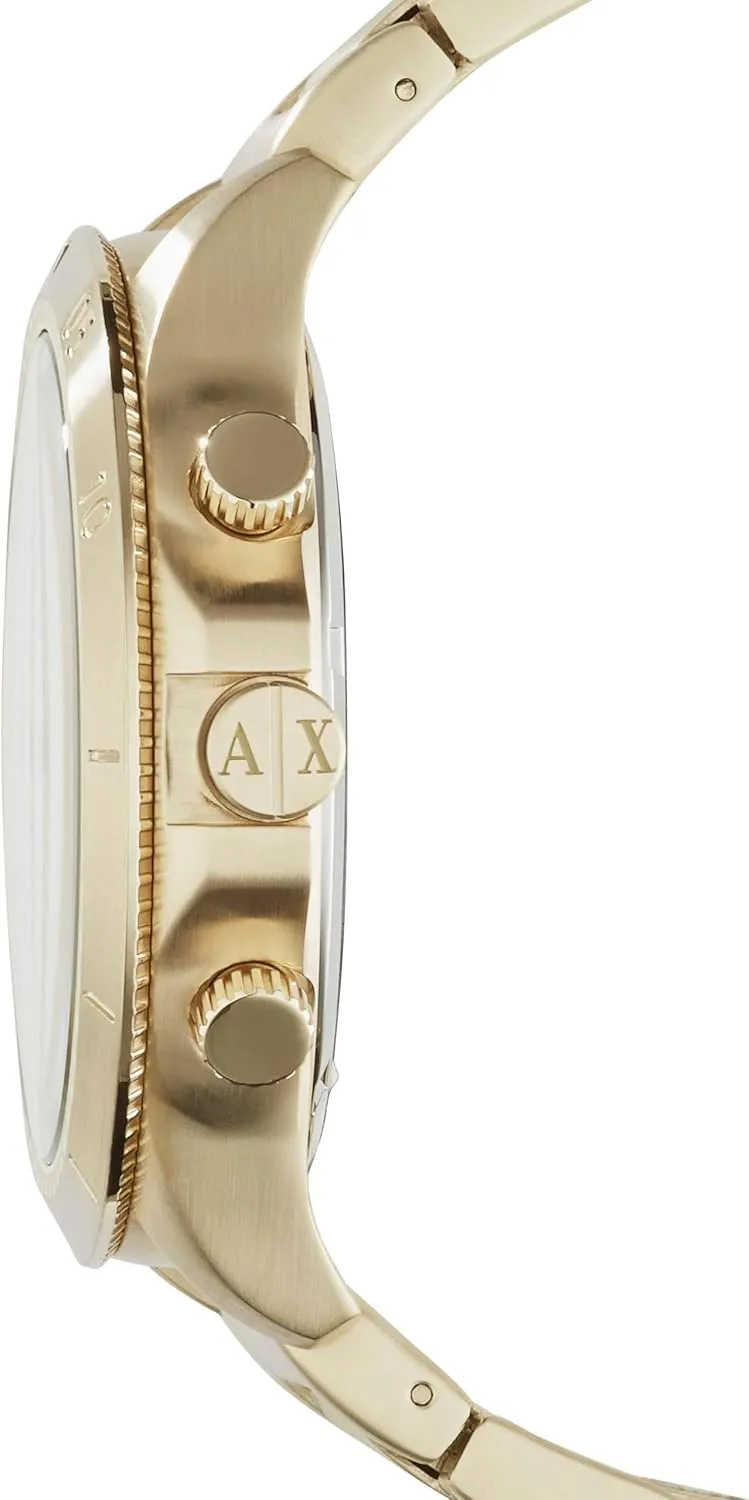 A|X Armani Exchange Chronograph Watch for Men with Stainless Steel, Silicone or Leather Band