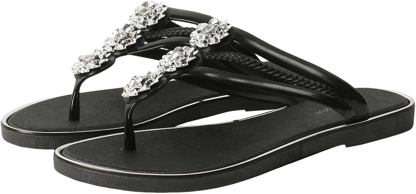 Beach Flip Flops Women Sandals for Women Slip on Lightweight Athletic Thong Sandals Womens Orthopedic Sandals