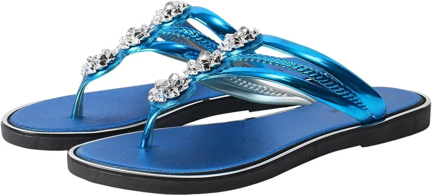Beach Flip Flops Women Sandals for Women Slip on Lightweight Athletic Thong Sandals Womens Orthopedic Sandals