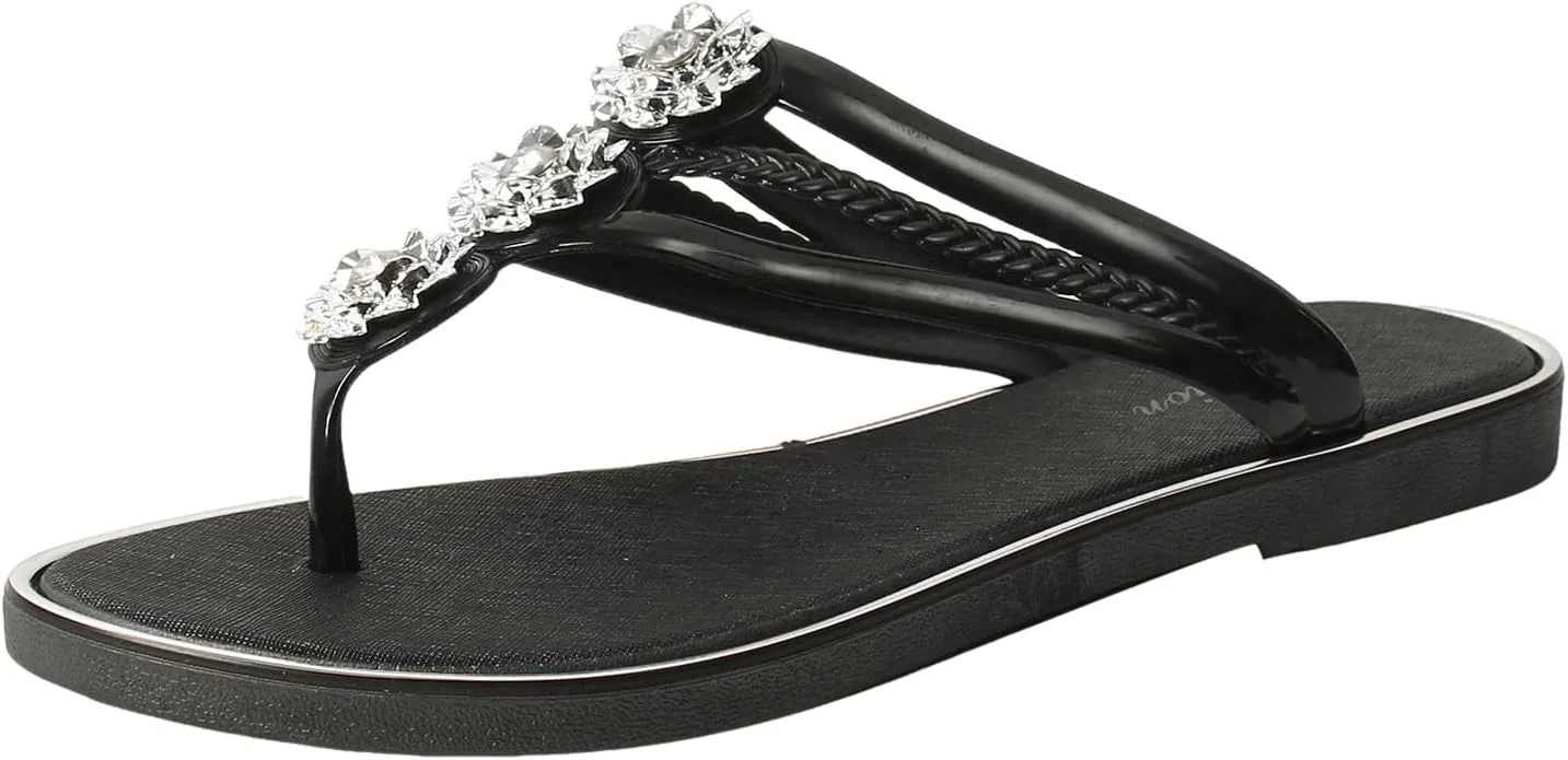 Beach Flip Flops Women Sandals for Women Slip on Lightweight Athletic Thong Sandals Womens Orthopedic Sandals