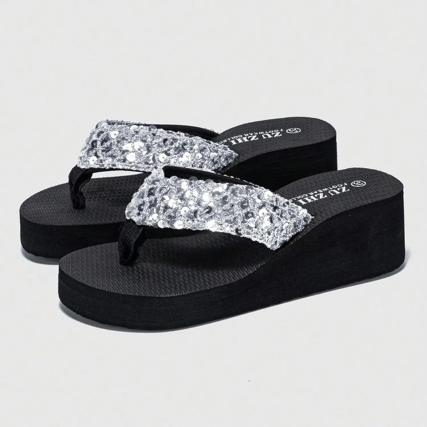 Beach Sandals for Woman Comfortable Flip Flops for Women Comfortable Beach Sandals Slip on Thong Flat Sandals