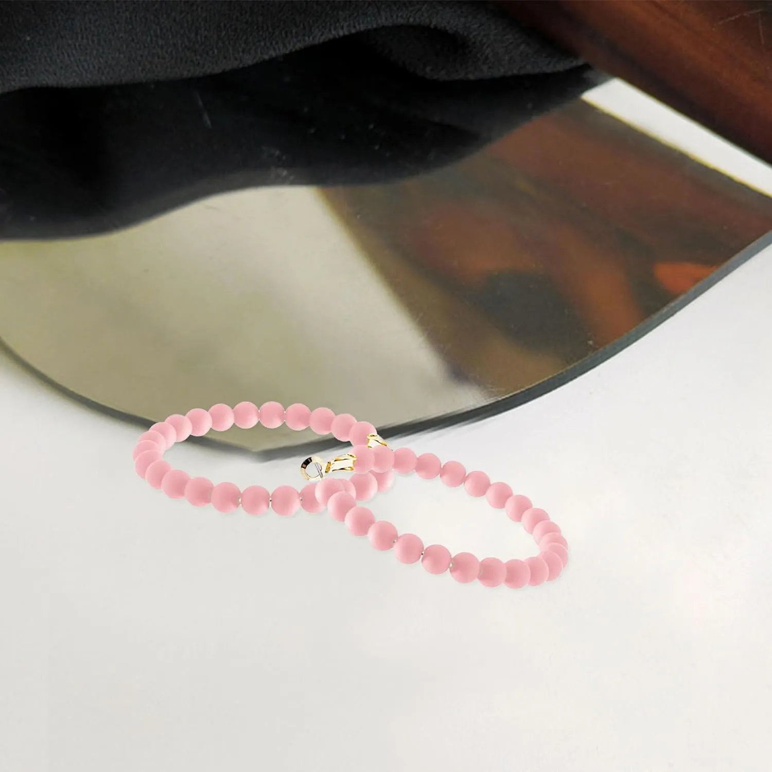 Beaded Hoop Earrings Women Bohemian Circle Round Colorful Bead Dangle Earrings for Women
