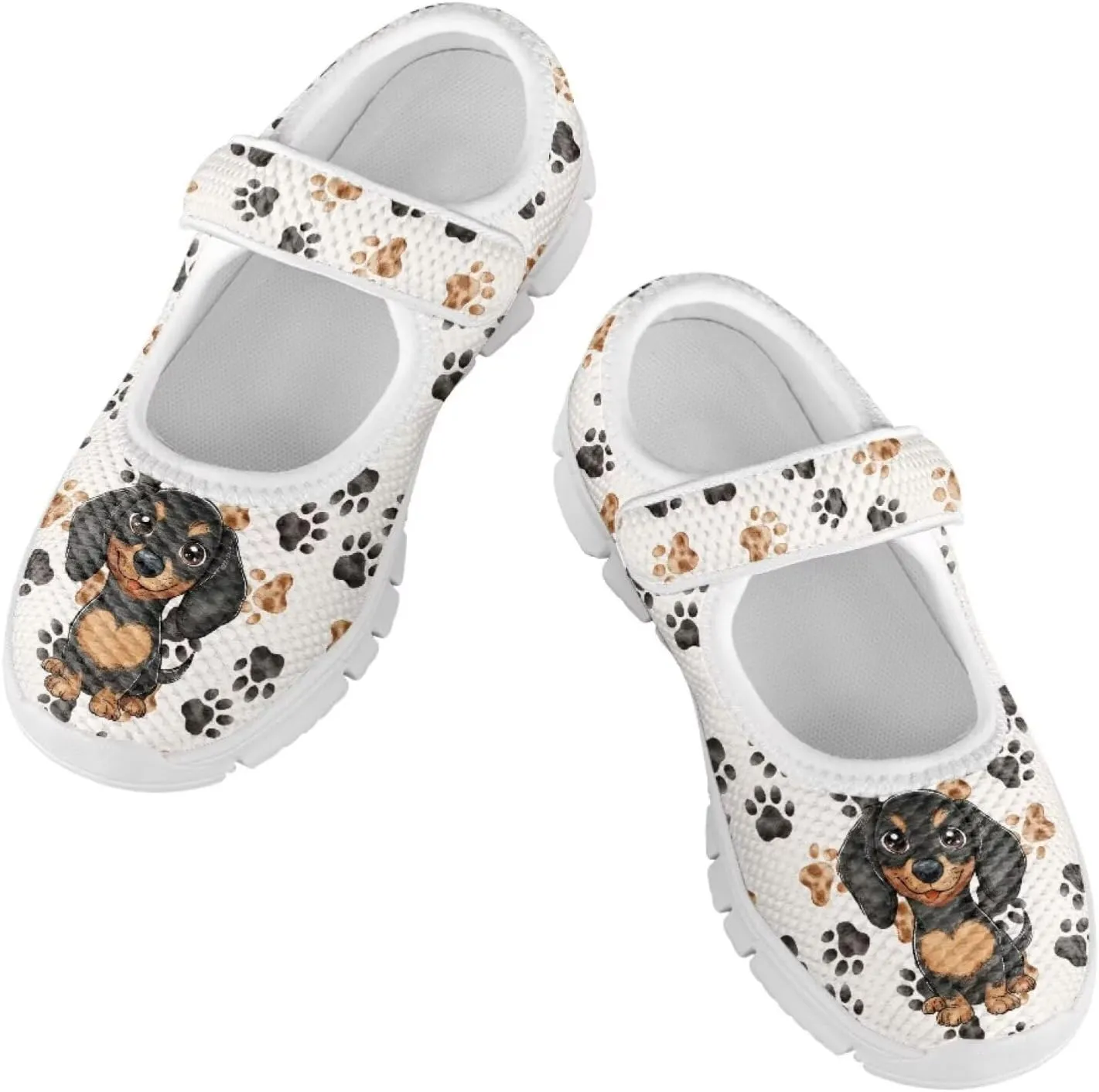Binienty Kids Girls Mesh Mary Jane Sneakers Athletic Running Tennis Sport Shoes