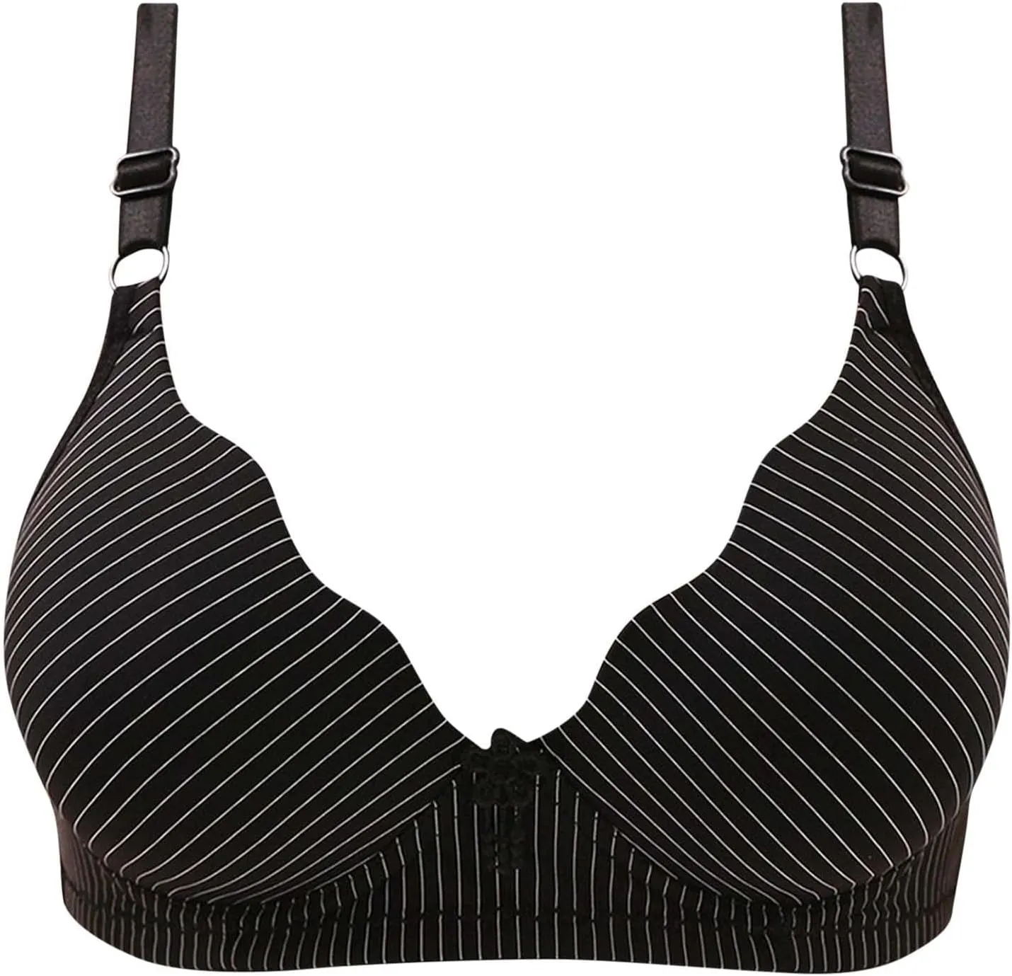 Bras for Women Wireless Push Up Full Coverage Seamless Everyday Bra Double Support No Wire Comfort Bralette