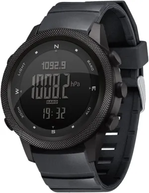 CakCity Mens Tactical Watches Hiking Watches for Women/Men Digital Sports Army Watch with Compass,Step Counter,Altimeter,5ATM