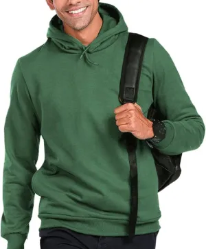 Casual Unisex Hoodies Sweatshirt for Men Women, Comfortable Lightweight Fleece Adult Pullover with Pockets