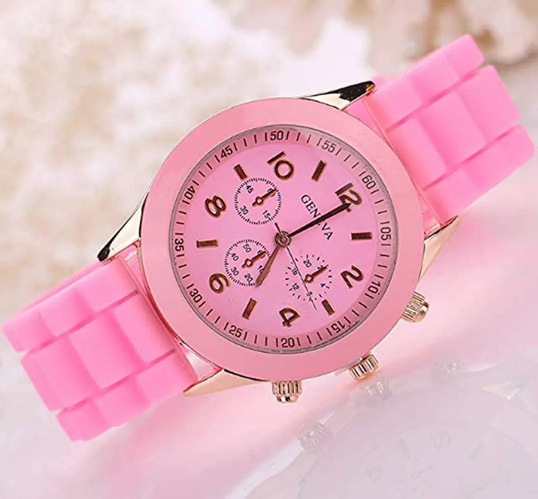 CdyBox Women Men Ladies Fashion Luxury Silicone Quartz Watch Unisex Jelly Wrist Watch