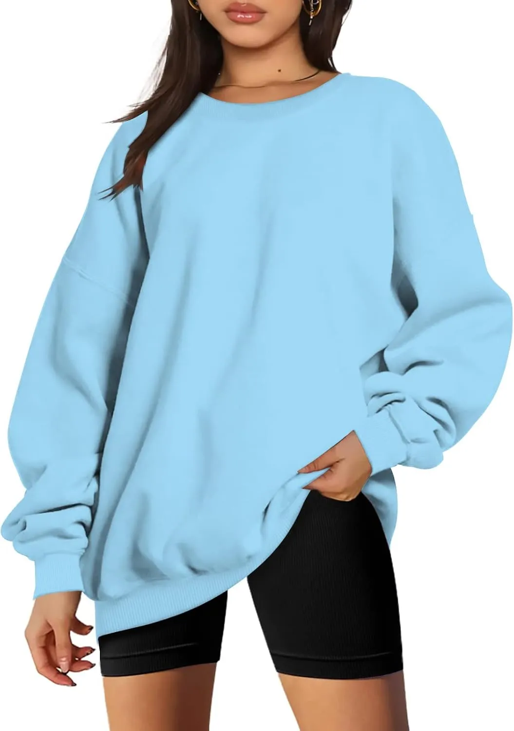 Ceboyel Womens Oversized Sweatshirts Fall 2023 Pullover Sweater Comfy Crewneck Hoodies Trendy Vintage Y2K Clothes Outfits