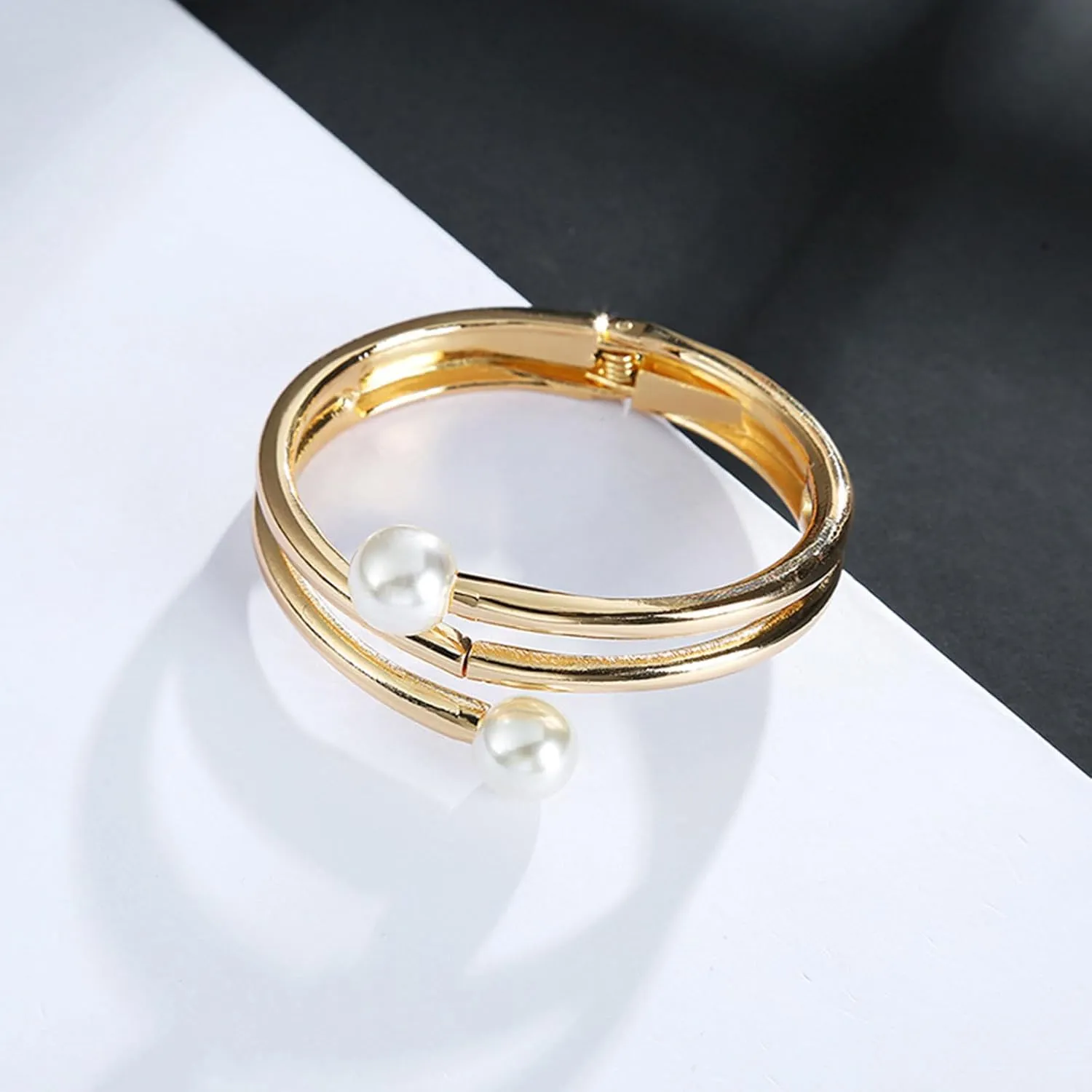 choice of all Chunky Gold Cuff Bracelet Bangle Bracelets for Women Irregular Wrist Cuff Bracelets for Women Trendy Non Tarnish 2025