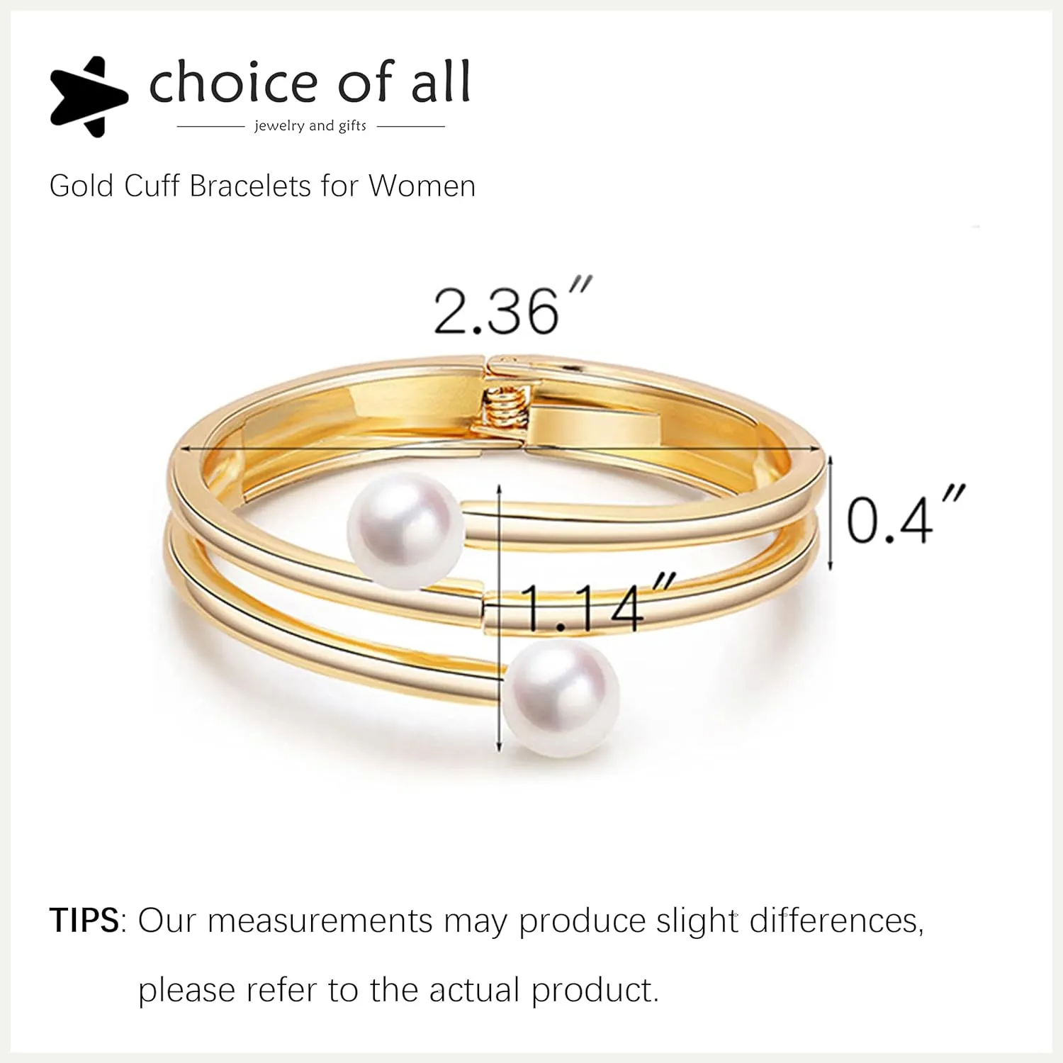 choice of all Chunky Gold Cuff Bracelet Bangle Bracelets for Women Irregular Wrist Cuff Bracelets for Women Trendy Non Tarnish 2025