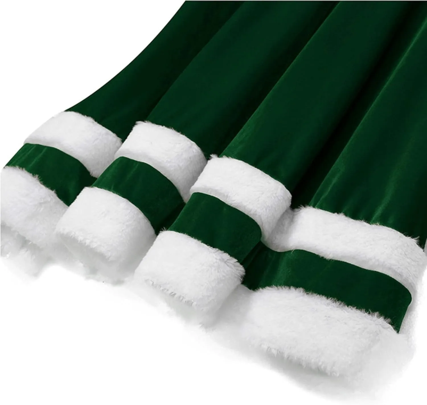 Christmas Dresses for Women Fancy Sweet Oversized Soft Patchwork Bandage Long Sleeve Asymmetric O-Neck Dress