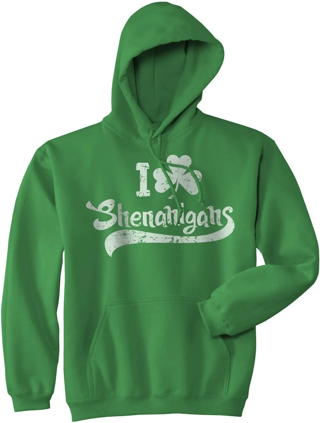 Crazy Dog T-Shirts I Clover Shenanigans Hoodie Funny Irish Clover Sweatshirt Novelty Shirt