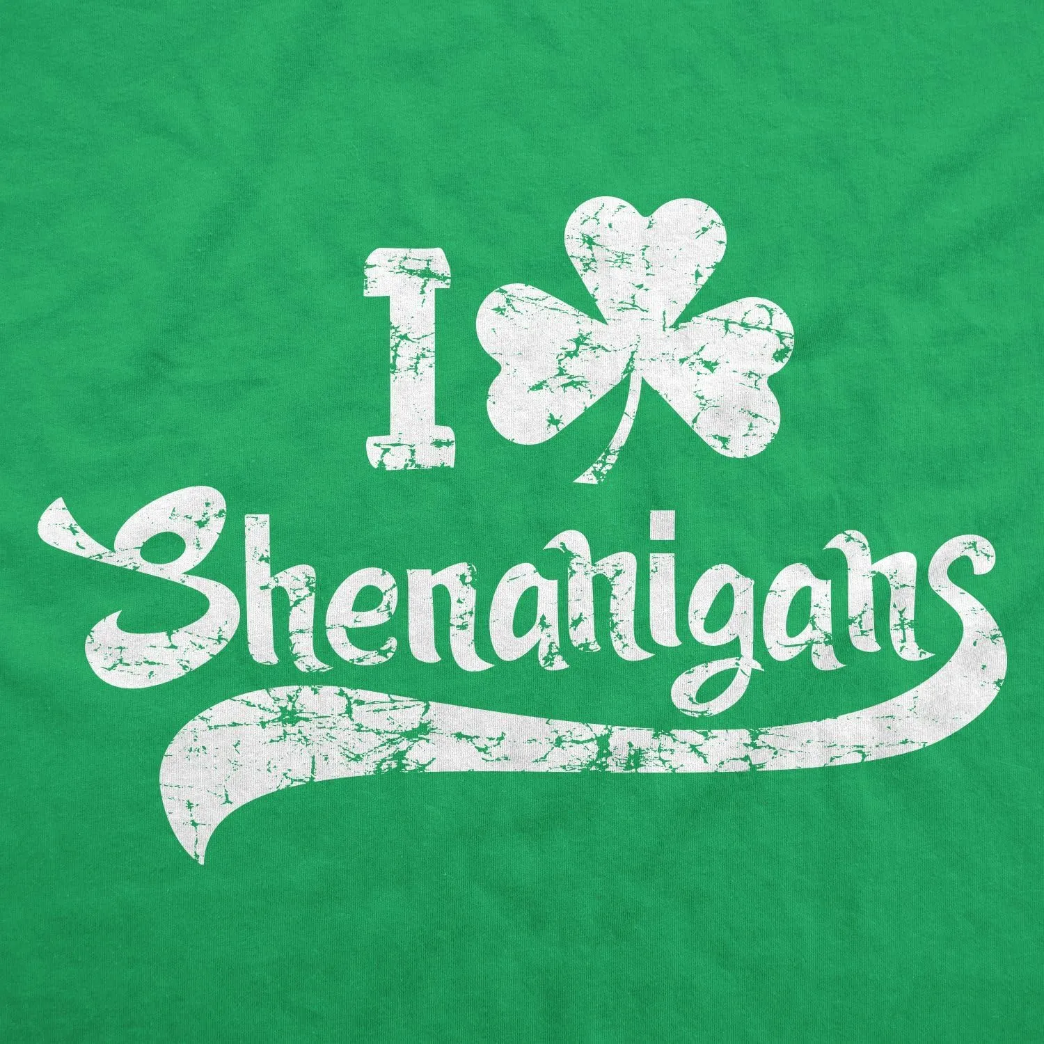 Crazy Dog T-Shirts I Clover Shenanigans Hoodie Funny Irish Clover Sweatshirt Novelty Shirt