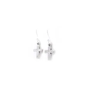 Cross Earrings in Sterling Silver, Confirmation Jewelry, Gifts for Her, Cross Jewelry, Faith Jewelry Gift