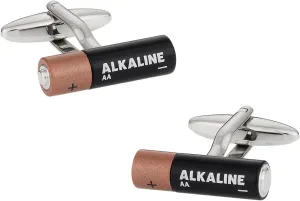 Cuff-Daddy Double AA Battery Cufflinks with Presentation Box