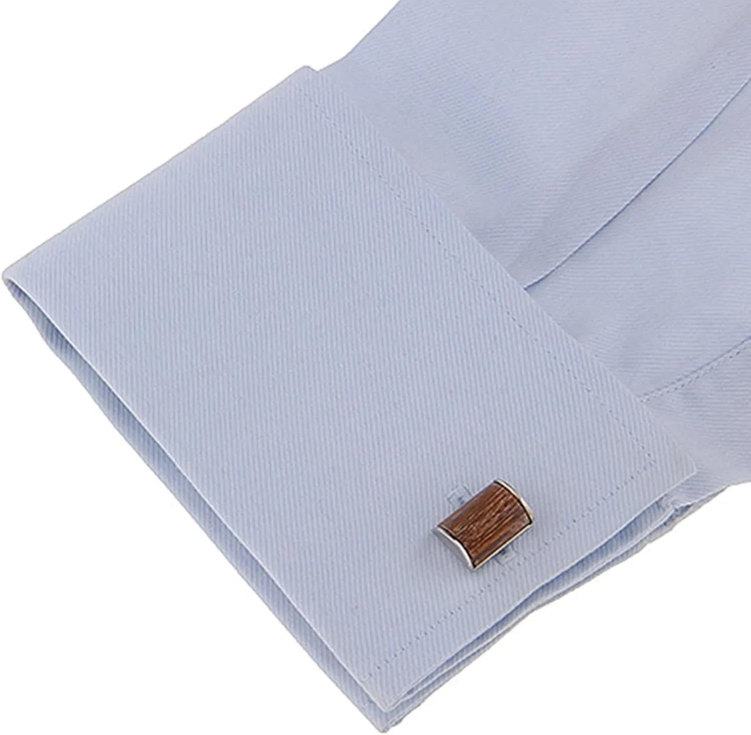 Cufflinks for Button Cuffs, Cufflinks for Father of Groom Silver Gold Copper Geometric Double Color for Man Business Wedding