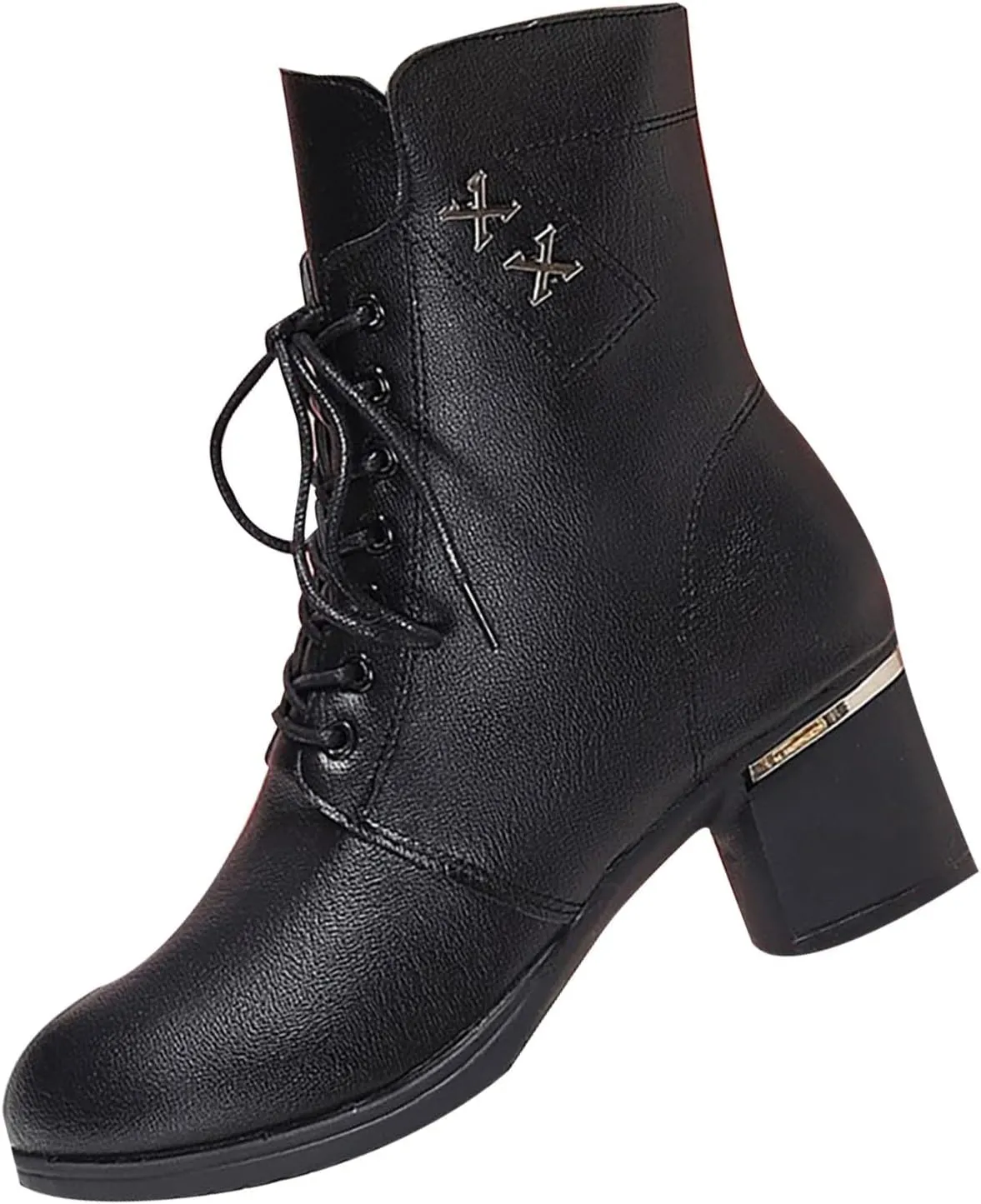Cute Boots Wide Ankle Boots for Women Heeled Ankle Boots Brown Boots for Women Boots for Women Ankle Booties High Heel Ankle Boot for Sprained Ankle Short