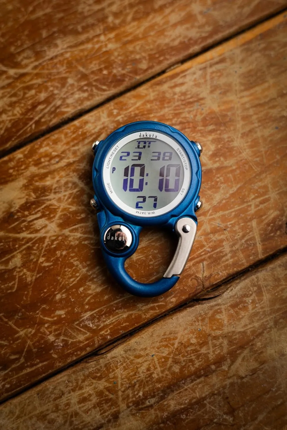 Dakota Digital Clip, Alarm, Stopwatch, Timer and Dual Time, Quality Pocket and Fob Watch, Premium Durability Outdoor Gifts for Men, Tactical Digital Clip on Watch