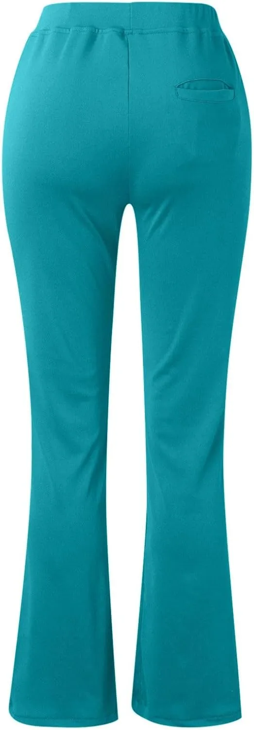 Dress Pants Women Business Casual Work Pants Ladies High Waist Stretchy Trousers