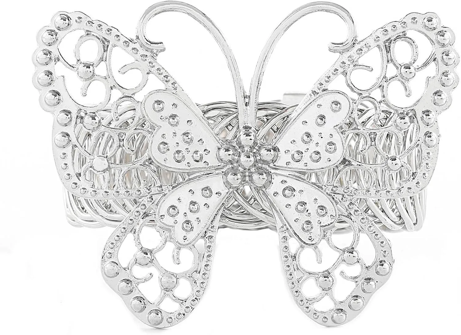 ELABEST Butterfly Bracelet Deer Adjustable Cuff Bracelets Mental Bangle Chain for Women