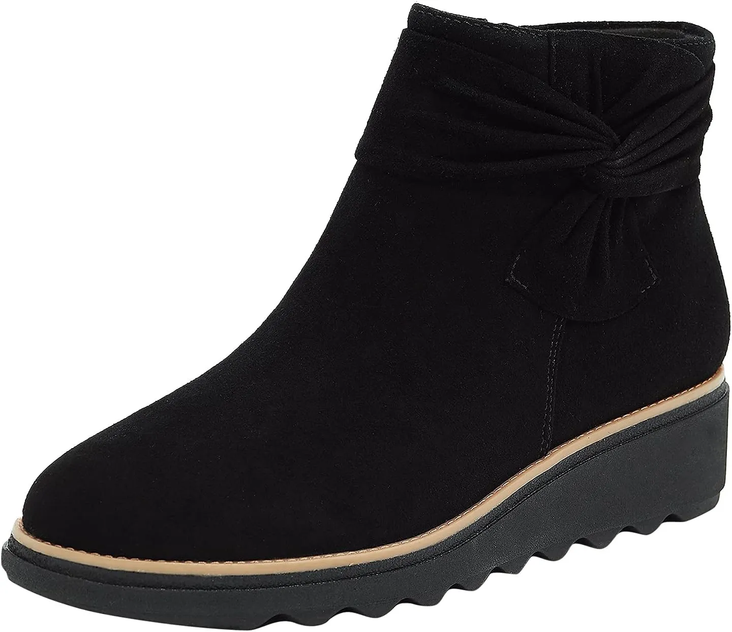 Fall Booties Flat Boots Women Winter Heels for Women Women Boots Wide Width Black Heeled Ankle Boots for Women Womens Ankle Booties Black Suede Size 12