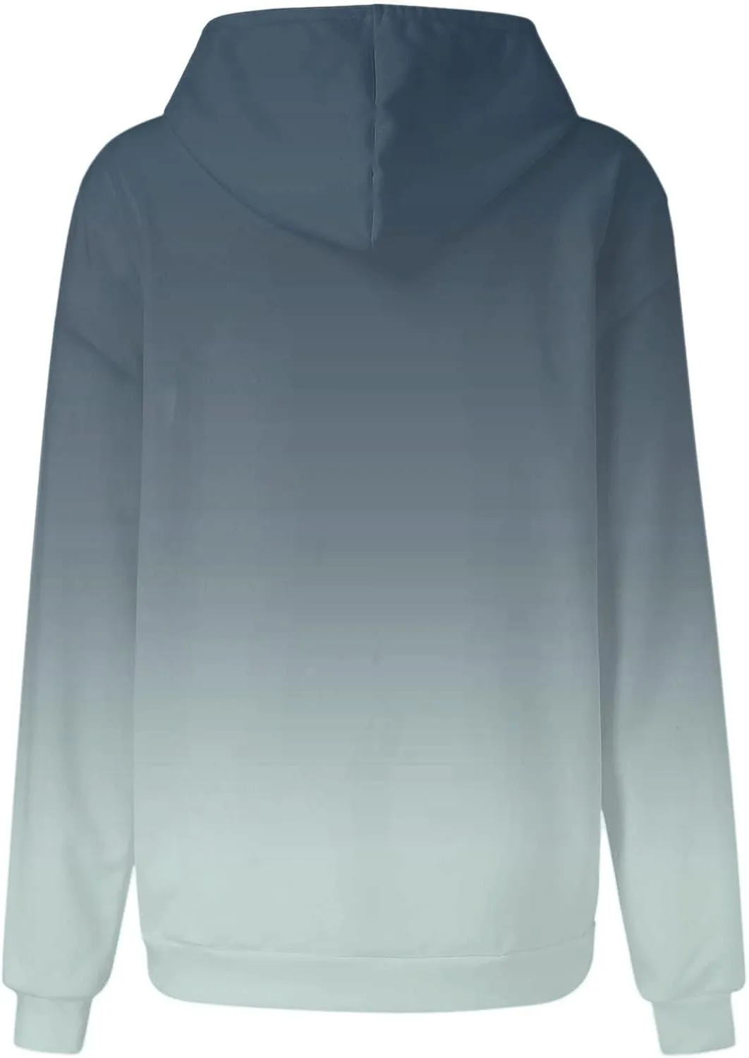 Fashion Tie Dye Hoodies For Women Pocket Long Sleeve Drawstring Oversized Pullover Fall Winter Gradient Sweatshirts