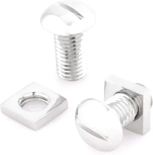Functional Silver Nut and Bolt Cufflinks
