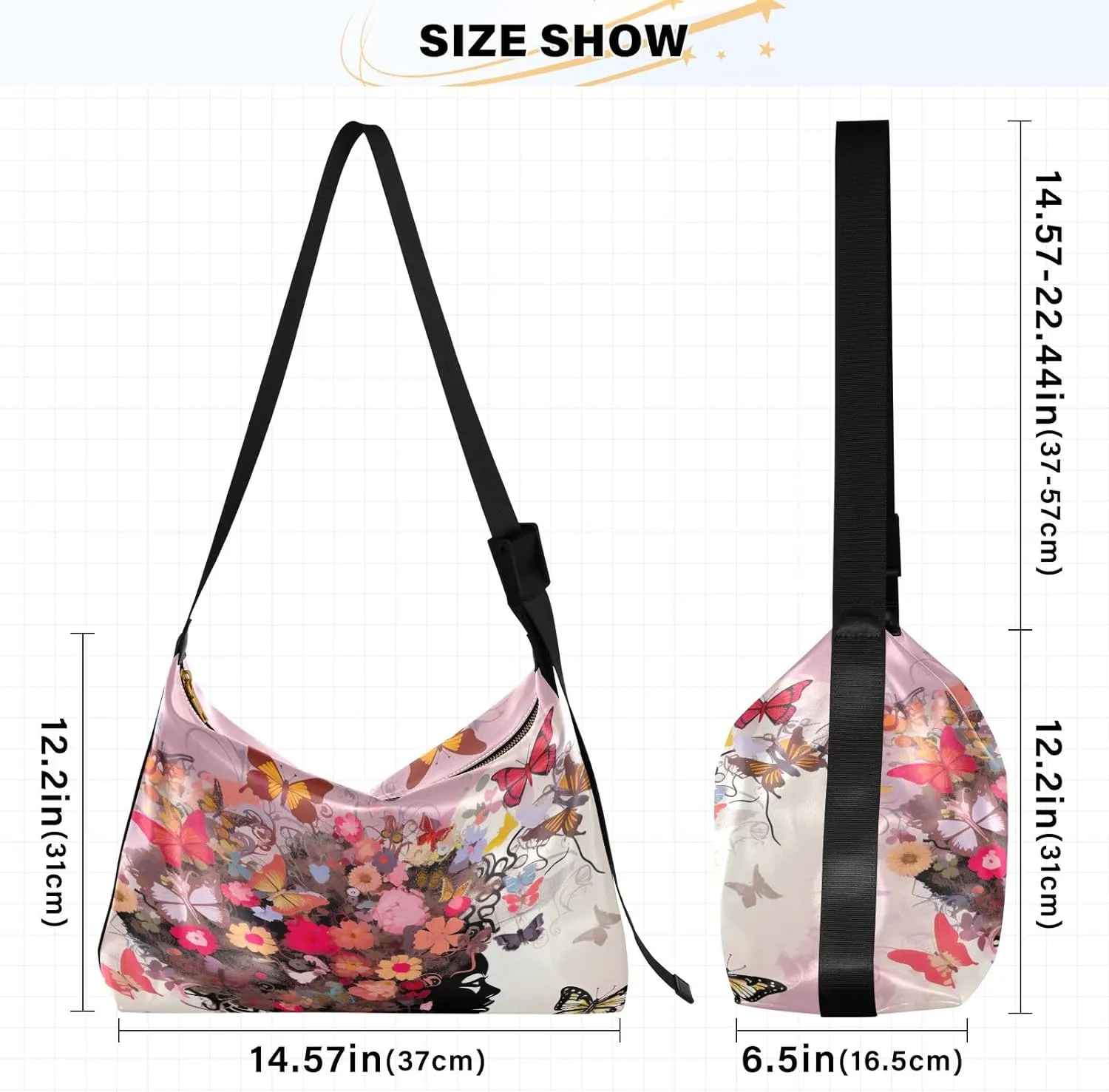 GAIGEO Tropical Tropical Leaves and Plants Shoulder Sling Bag for Men, Leather Shoulder Bag, Bag with Shoulder Strap