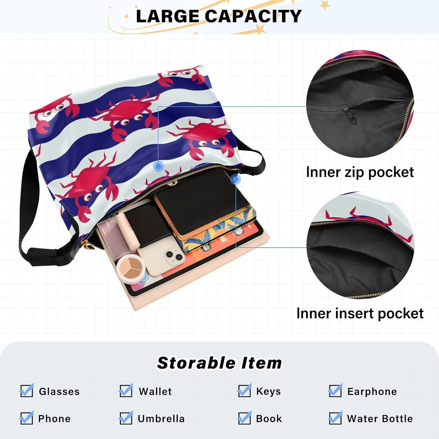 GAIGEO Watermelon Leather Bag with Shoulder Strap, Crossbody Leather Shoulder Bag, Shoulder Bag for Women Leather