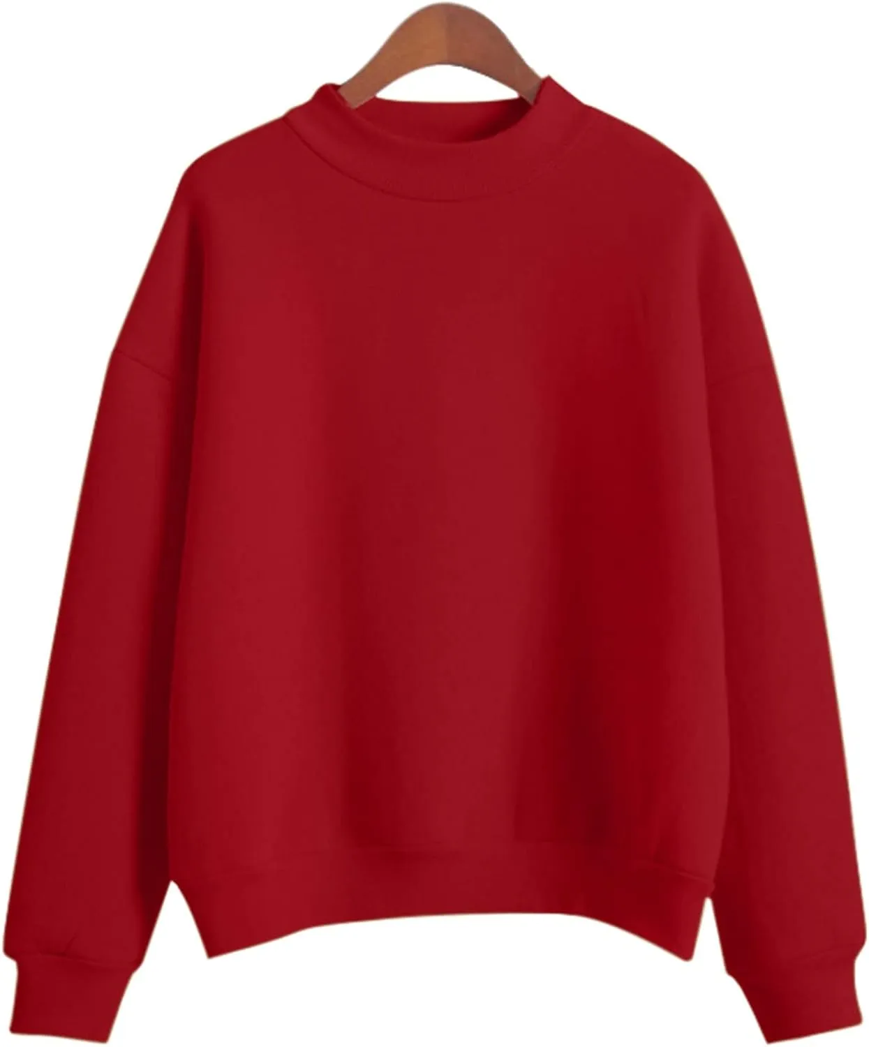 GIERIDUC Womens Oversized Sweatshirts Crewneck Long Sleeve Tops Fleece Pullover Fall Fashion Clothes Trendy Y2K Outfits