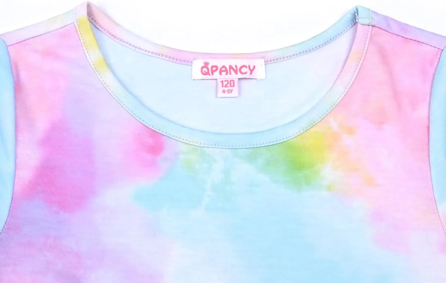 Girls Unicorn Dresses Summer Swing Short Sleeve Casual Clothes for Little Kids