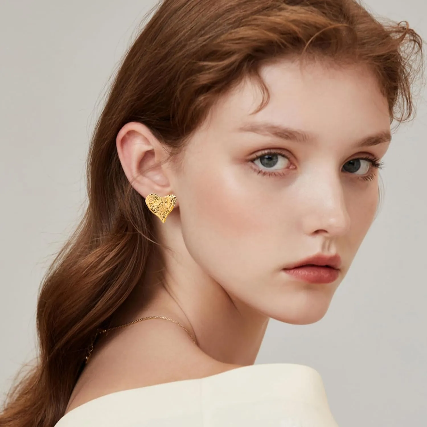 Gold Hoop Earrings Studs for Women Trendy 14K Gold Plated Turquoise Leverback Dangle Earrings Dangling Hypoallergenic Fashion Lightweight Jewelry Gift for Women Girls Wedding Graduation Part
