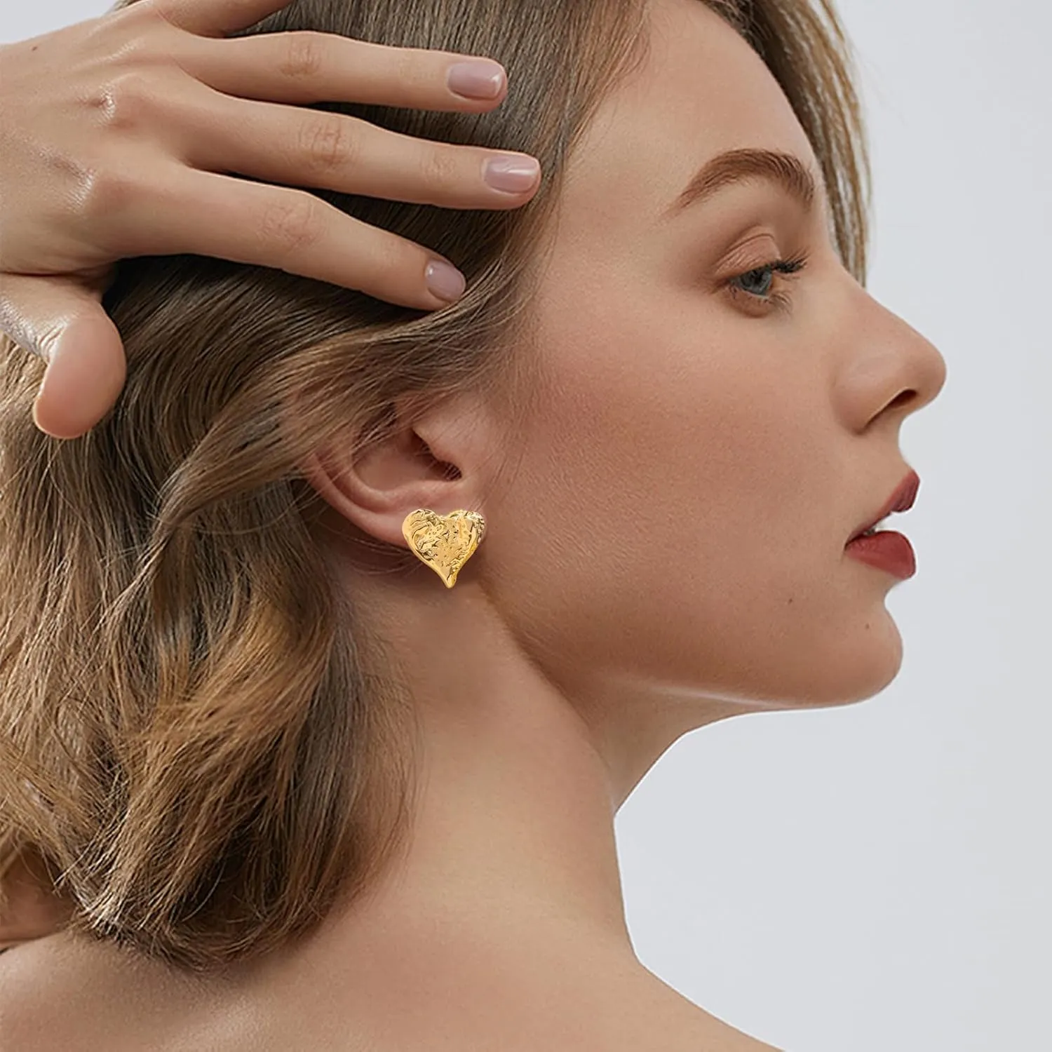 Gold Hoop Earrings Studs for Women Trendy 14K Gold Plated Turquoise Leverback Dangle Earrings Dangling Hypoallergenic Fashion Lightweight Jewelry Gift for Women Girls Wedding Graduation Part