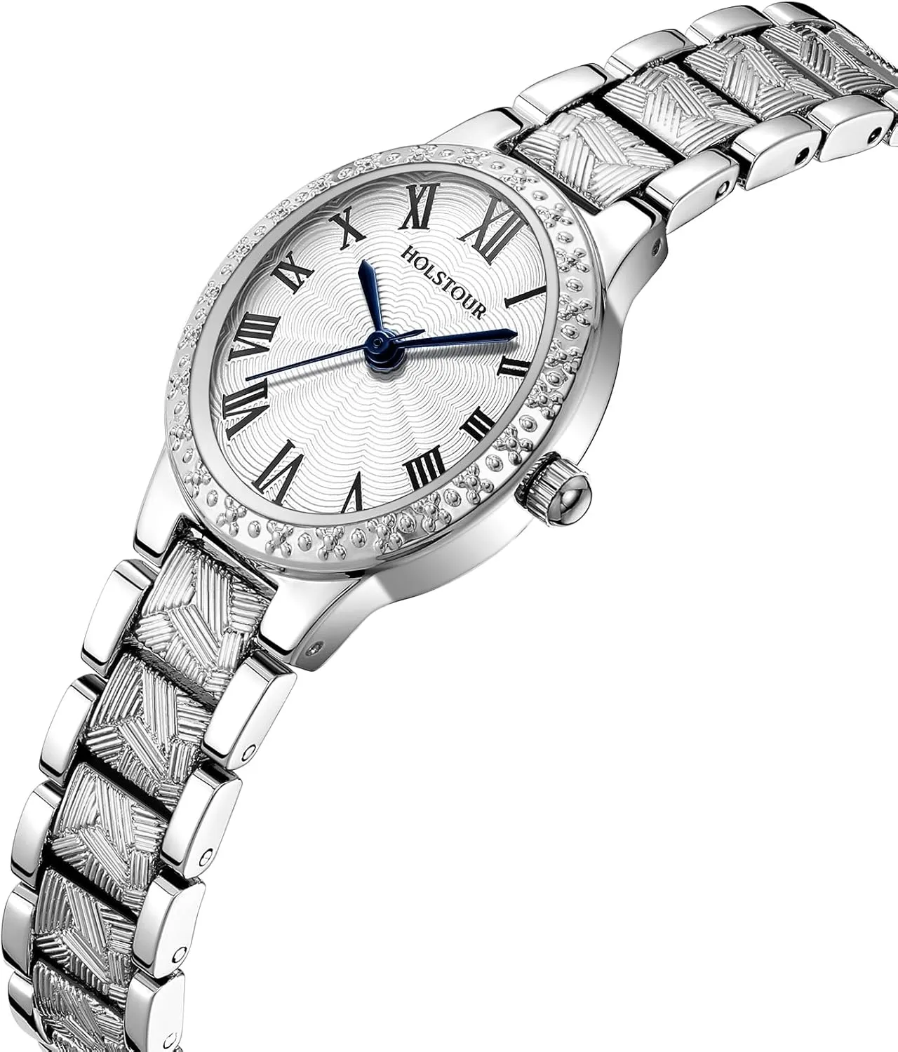 Gold Watches for Women with Vintage Bracelet Roman Dial Waterproof Adjustable Strap with Tools