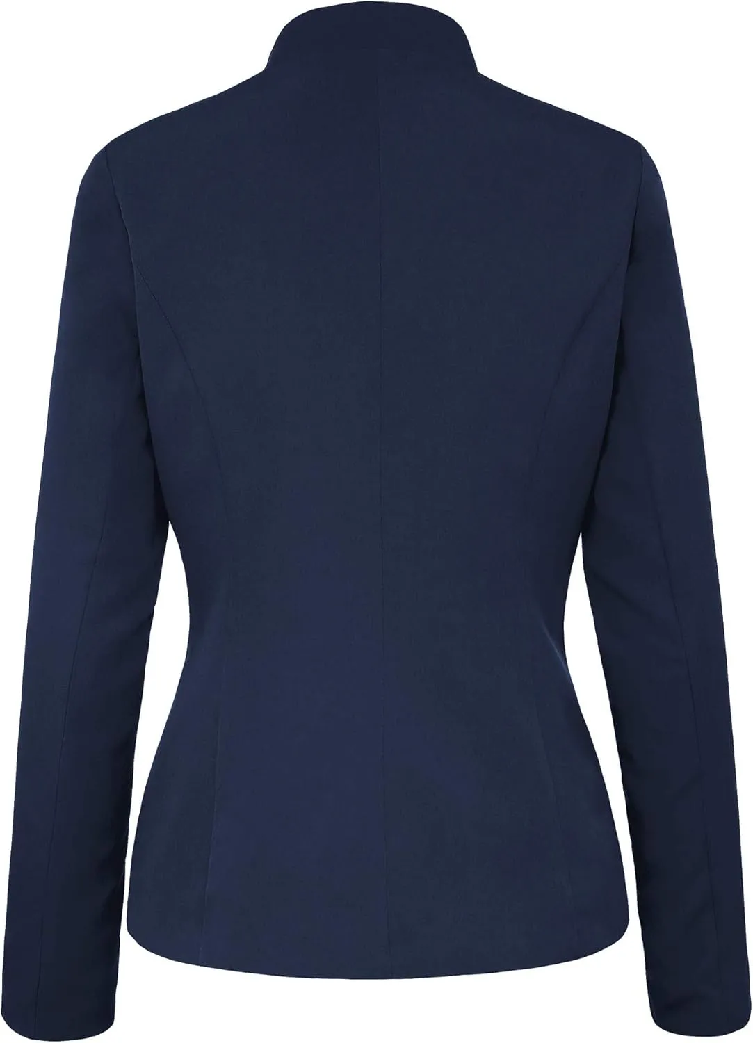 GRAPENT Women's Business Casual Buttons Pockets Open Front Blazer Suit Cardigan