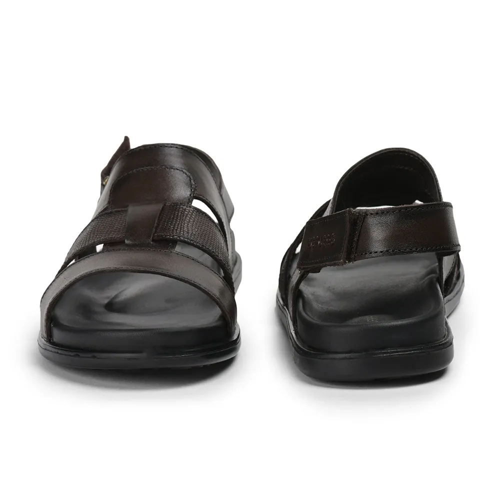 Healers By Liberty Men SOFT-4 Brown Formal Sandal