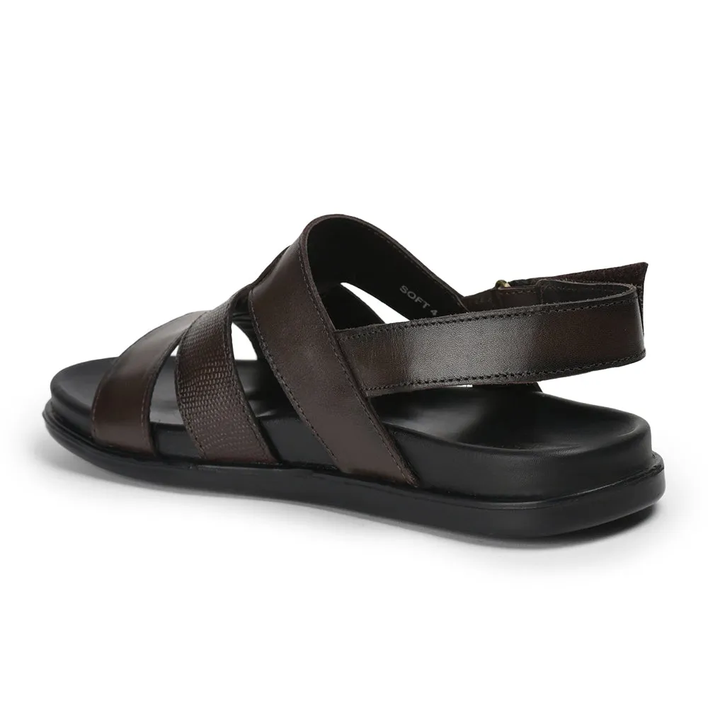 Healers By Liberty Men SOFT-4 Brown Formal Sandal