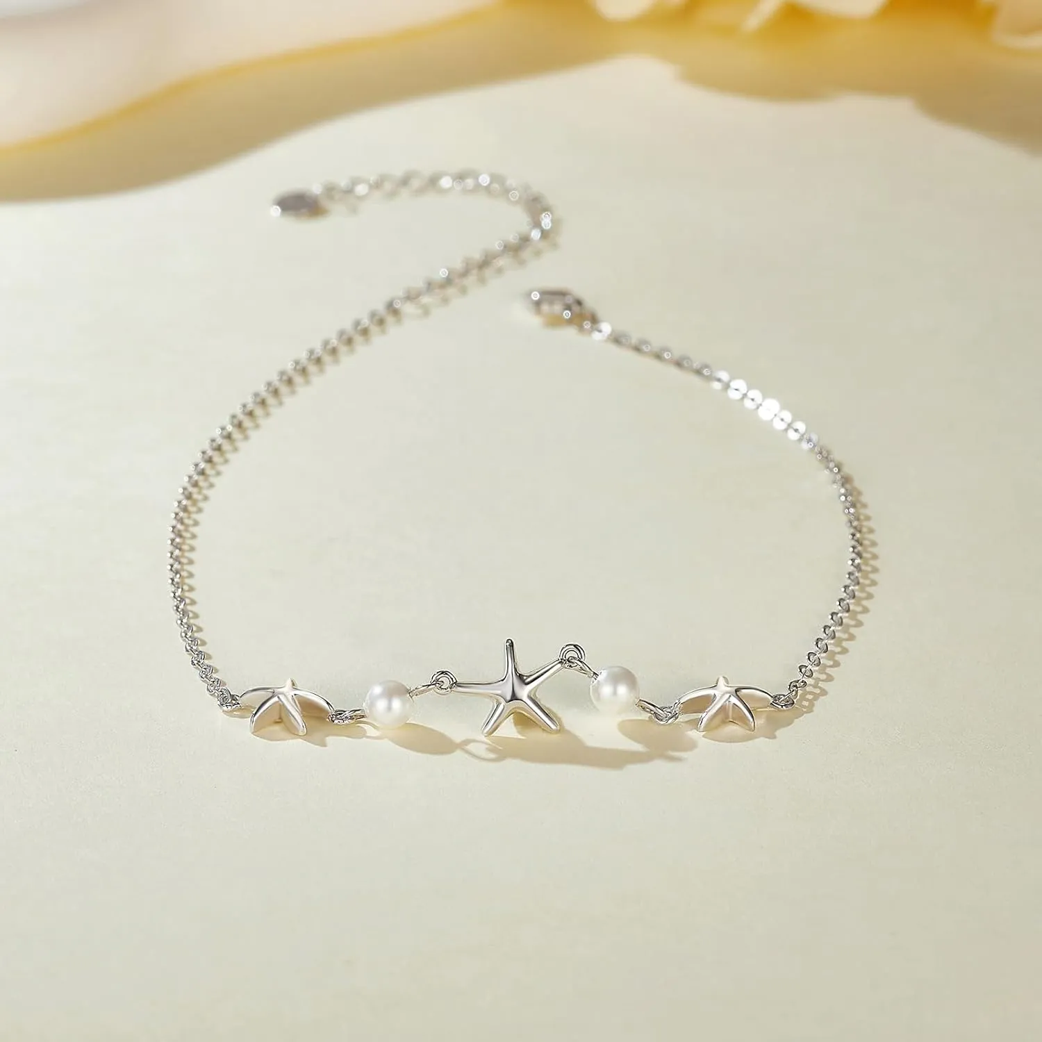 Heart/Starfish/Pineapple/Anchor/Sea Turtle/Butterfly/Celtic/Whale Tail bracelet Anklets for Women 925 Sterling Silver Anklets Jewelry for Women