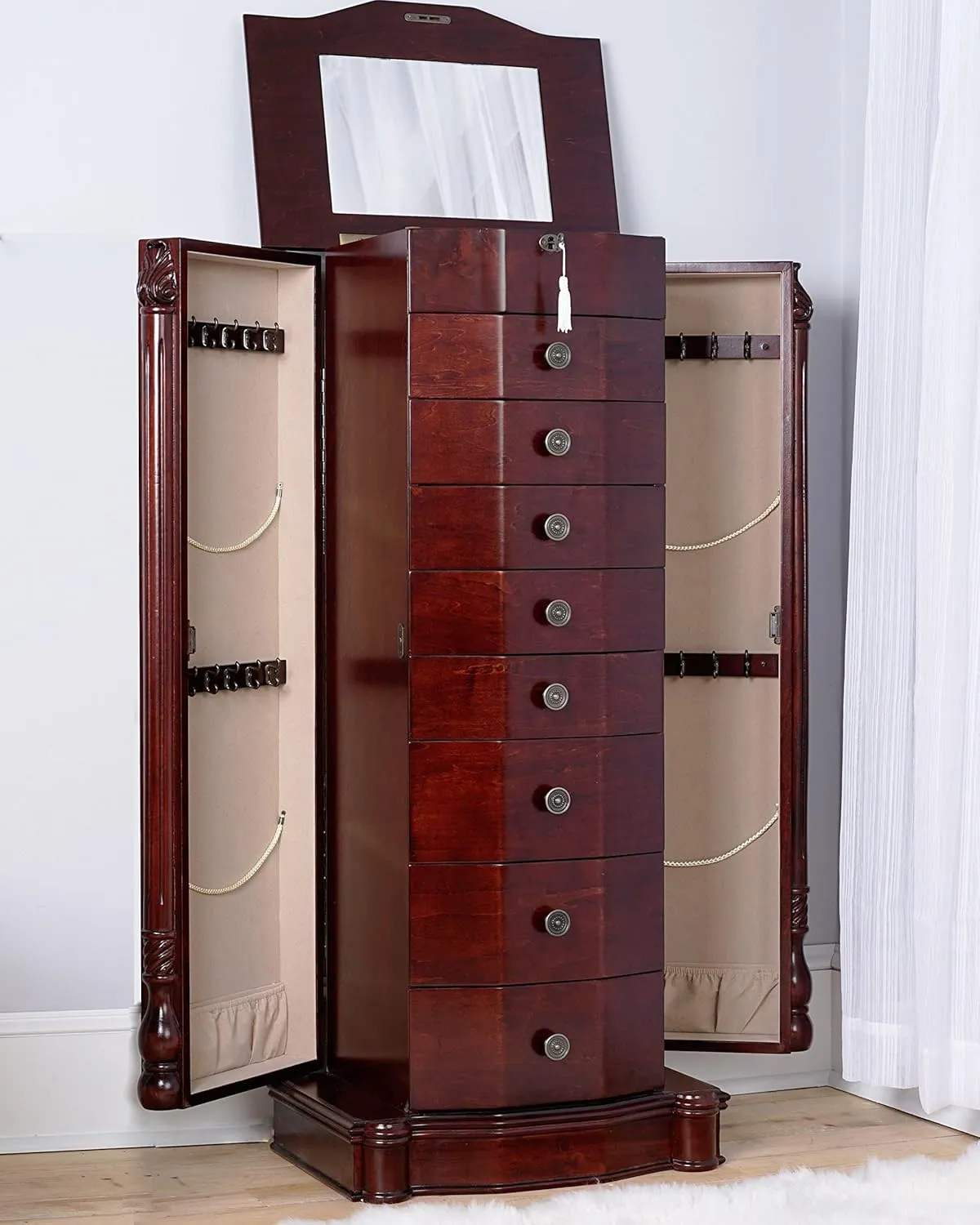 Hives and Honey Florence Large Jewelry Armoire Jewelry Organizer