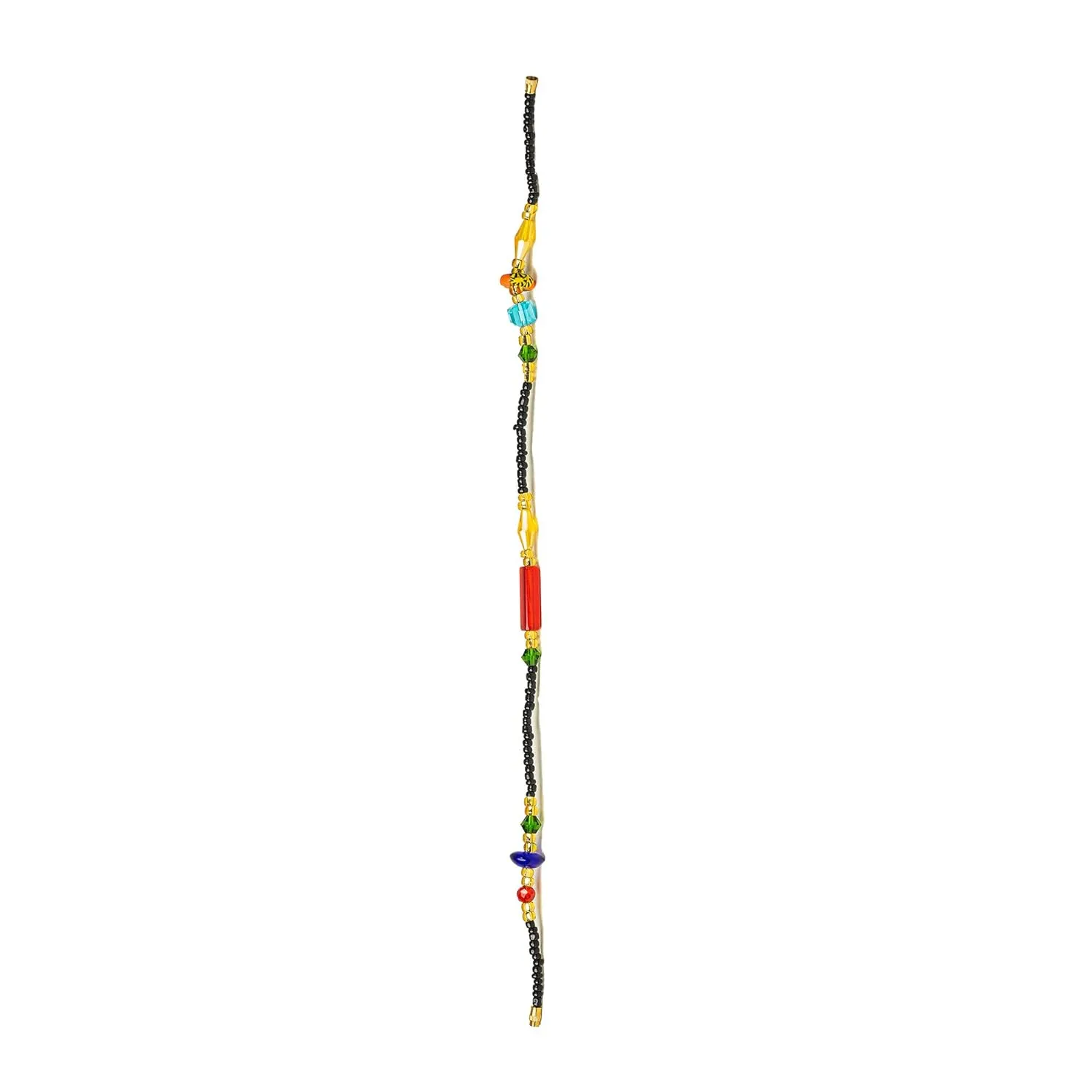 In Ghana African Beaded Anklets Colorful Ankle Bracelets Pearl Chain Beach Foot Jewelry for Women and Girls (Style 3)