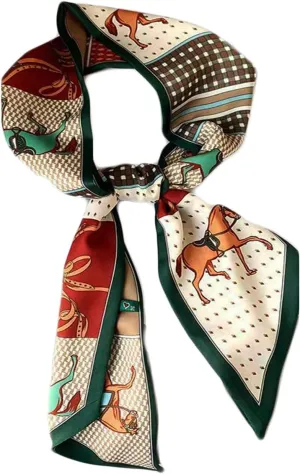 Iswee Leather Shoulder Bag Satchel Purses Stylish Ladies Purses and Handbags Silk Scarf for Women