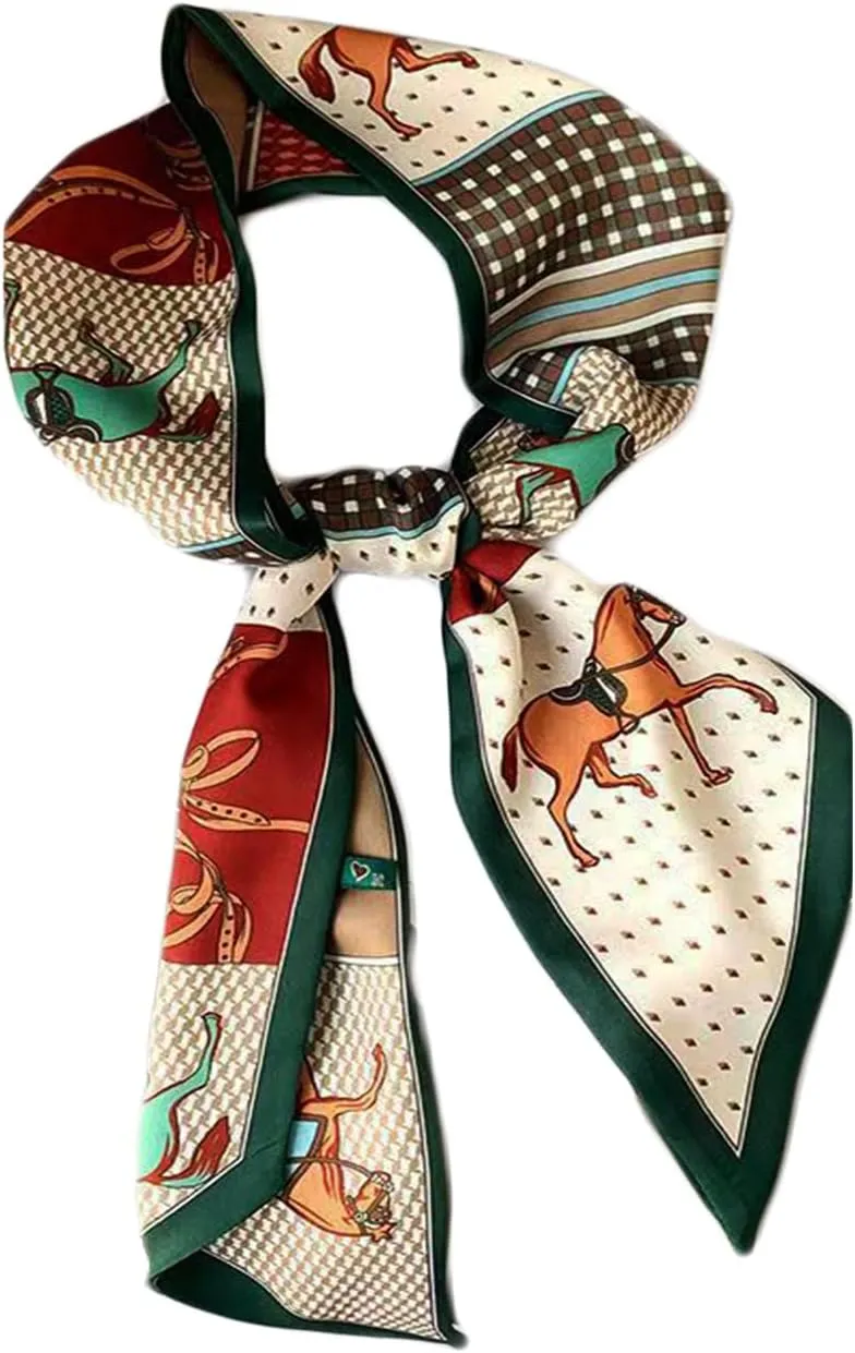 Iswee Leather Shoulder Bag Satchel Purses Stylish Ladies Purses and Handbags Silk Scarf for Women