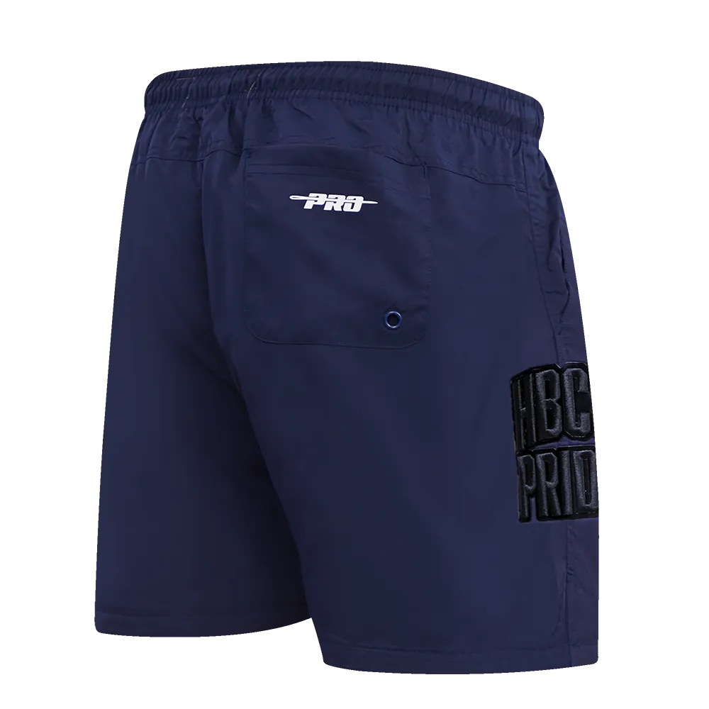 JOHNSON C. SMITH UNIVERSITY CLASSIC MEN'S WOVEN SHORT (MIDNIGHT NAVY)