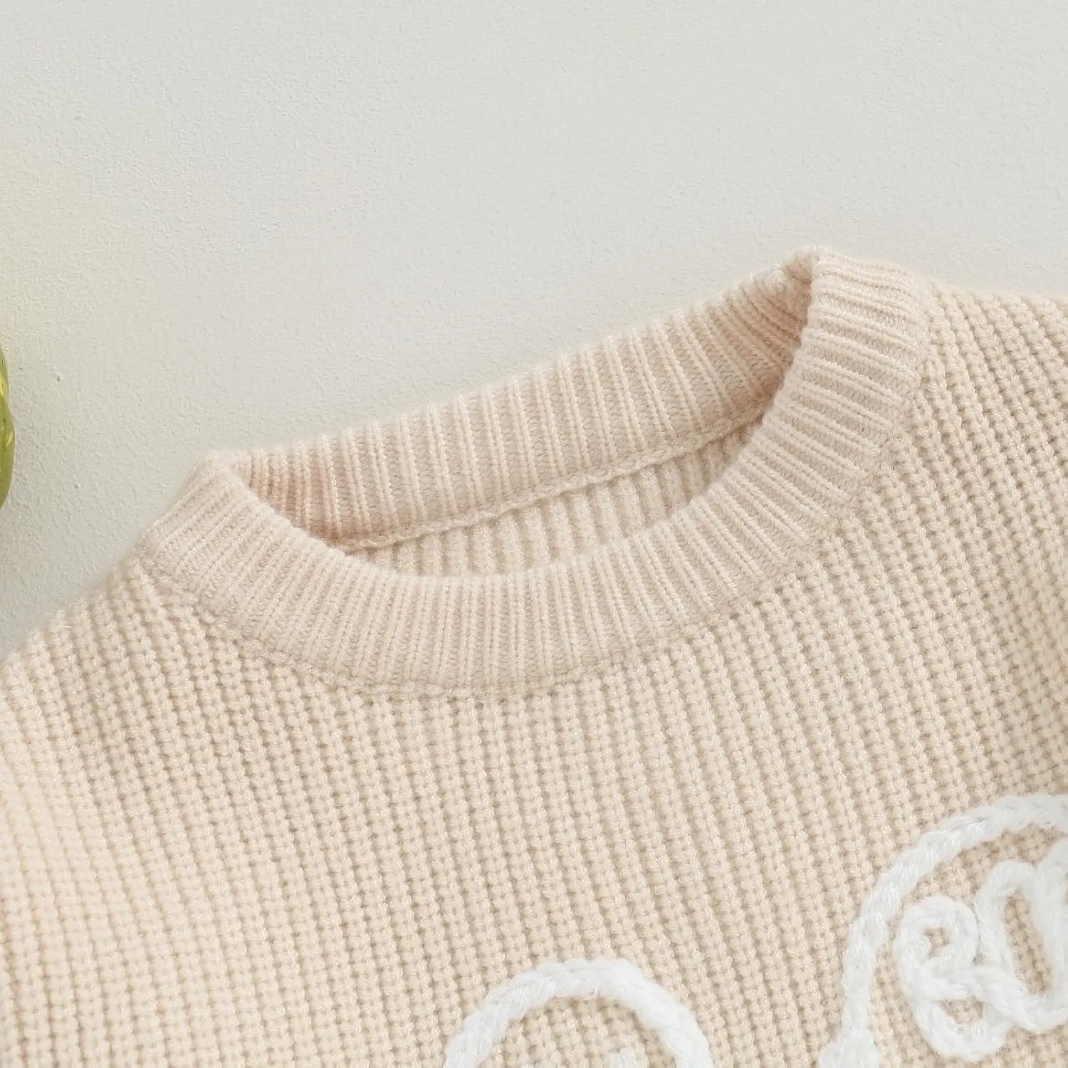 Kuriozud Toddler Baby Boy Girl Sweater Checkerboard Knit Crewneck Sweatshirt Soft Warm Fall Winter Clothes